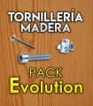Tornillería para madera para pack Evolution