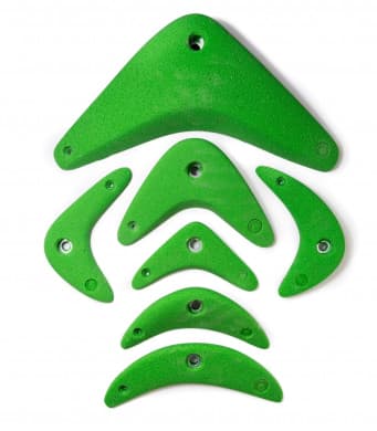 Pack de 7 presas de escalada Boomerang