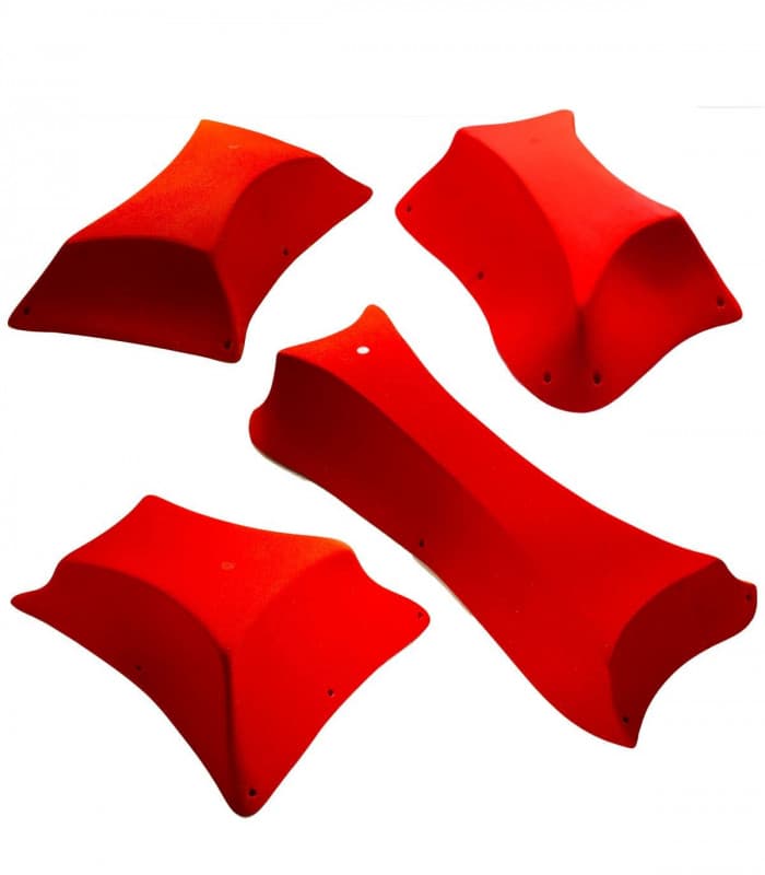 Pack 4 volúmenes Macro Square fabricados en fibra de vidrio