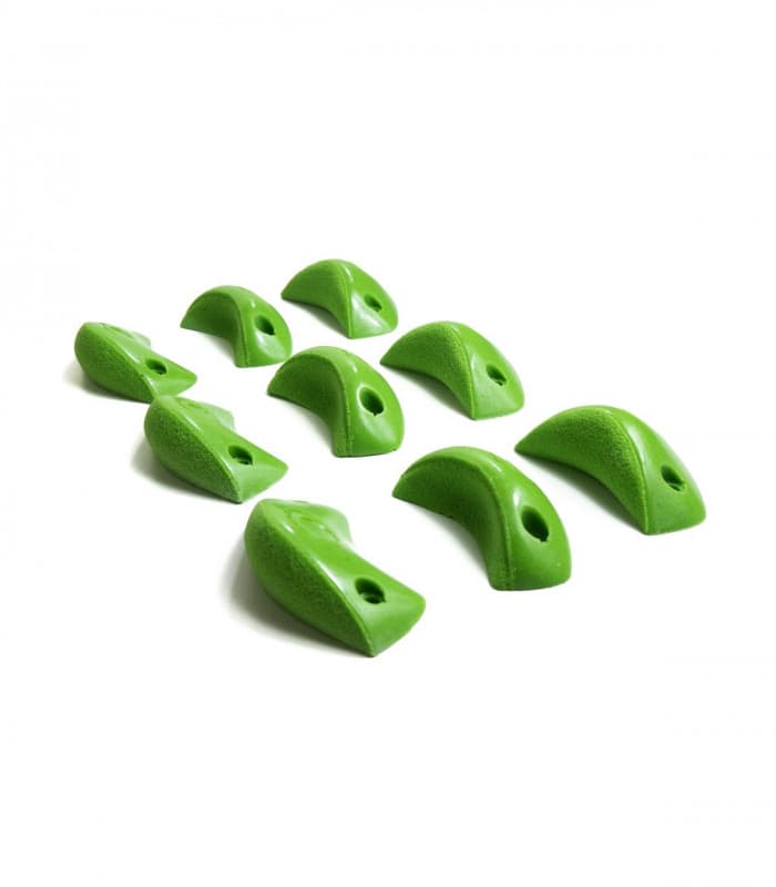 9 Presas de escalada Woden talla S