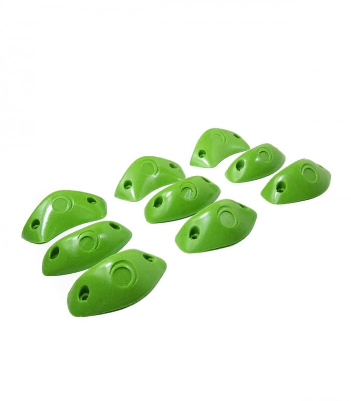 9 Presas de escalada Woden talla S