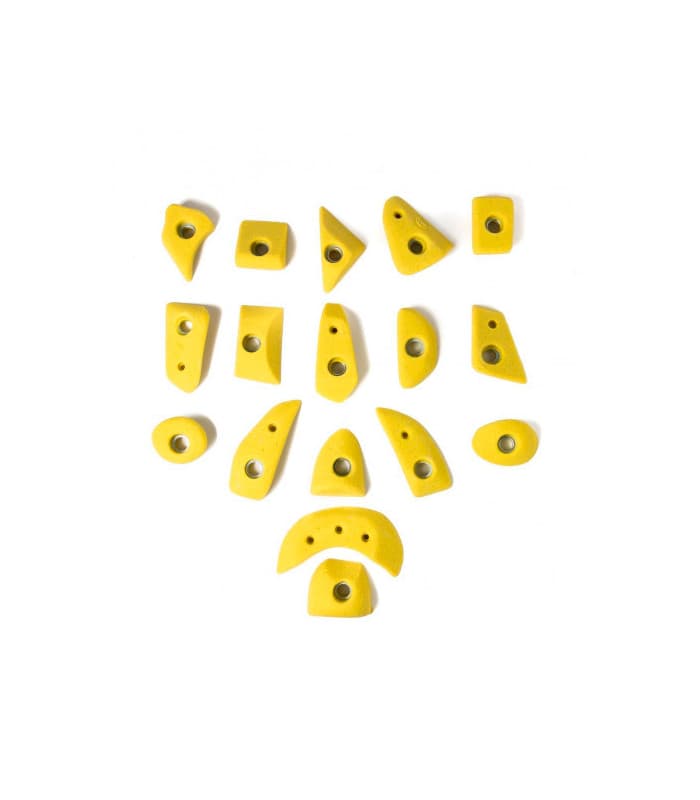 Pack de 17 presas de escalada XS - Eclipse presas